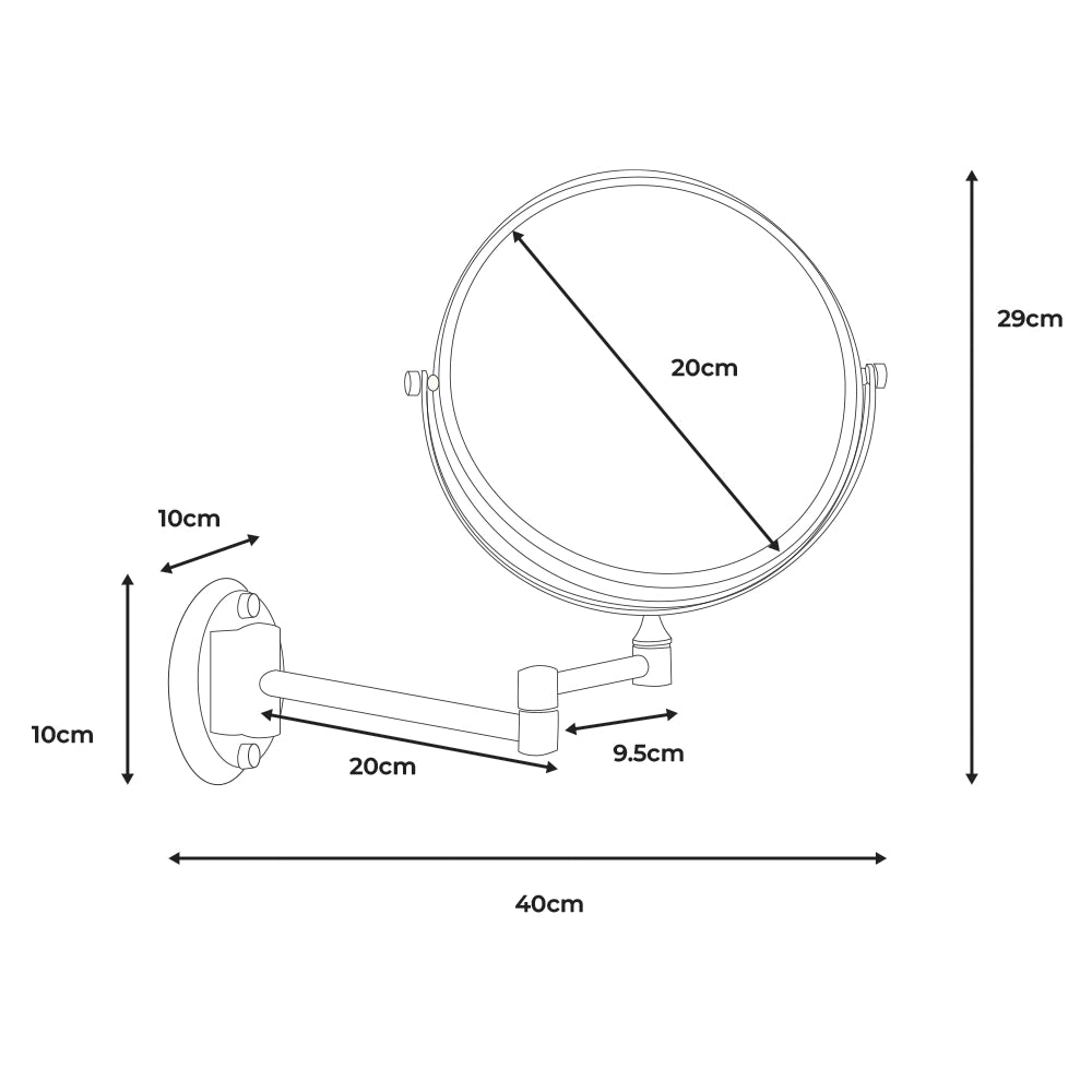 Wall Mounted Vanity Mirror