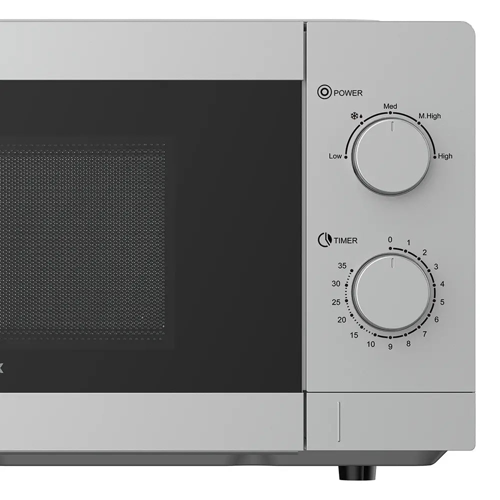 Igenix 800W Silver Manual Microwave - 20L