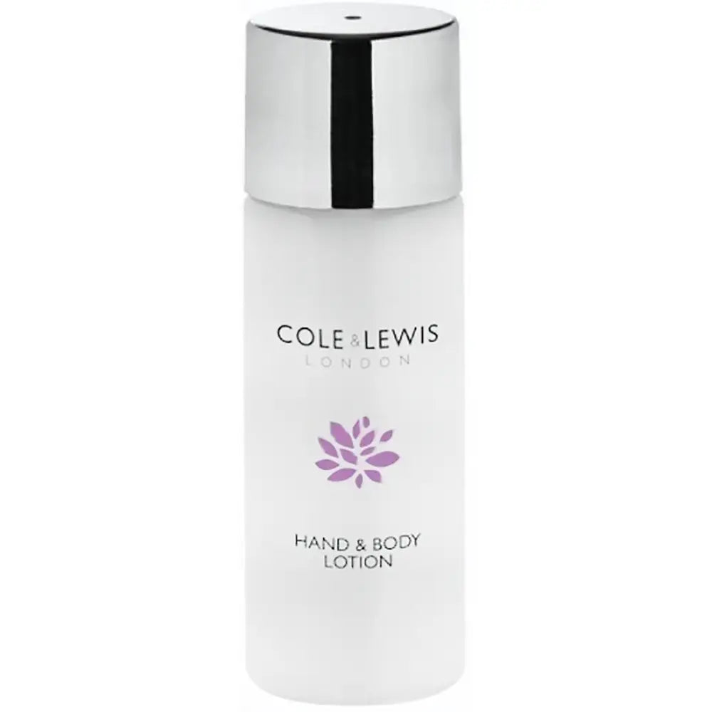 Cole & Lewis hand and body lotion bottle on a white background