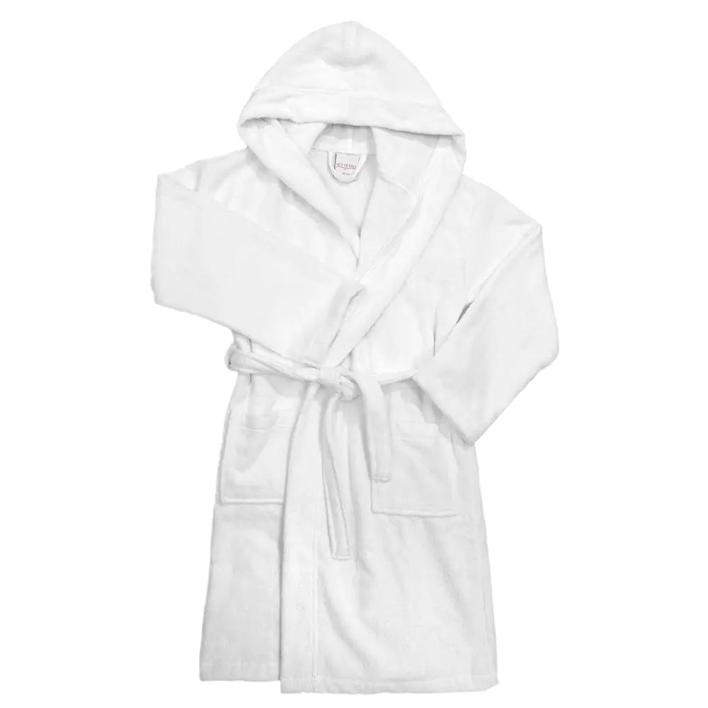 Small Terry Cotton Bathrobe 90cm - White