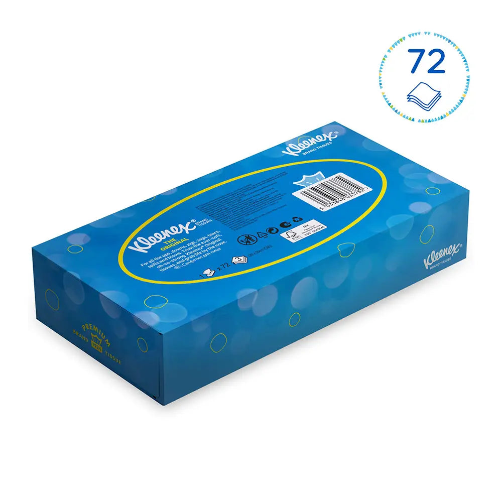 Kleenex 3 Ply Rectangular Tissues - Pack of 12