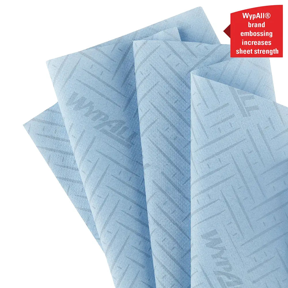 WypAll Blue Centrefeed Roll 1 Ply - Pack of 6