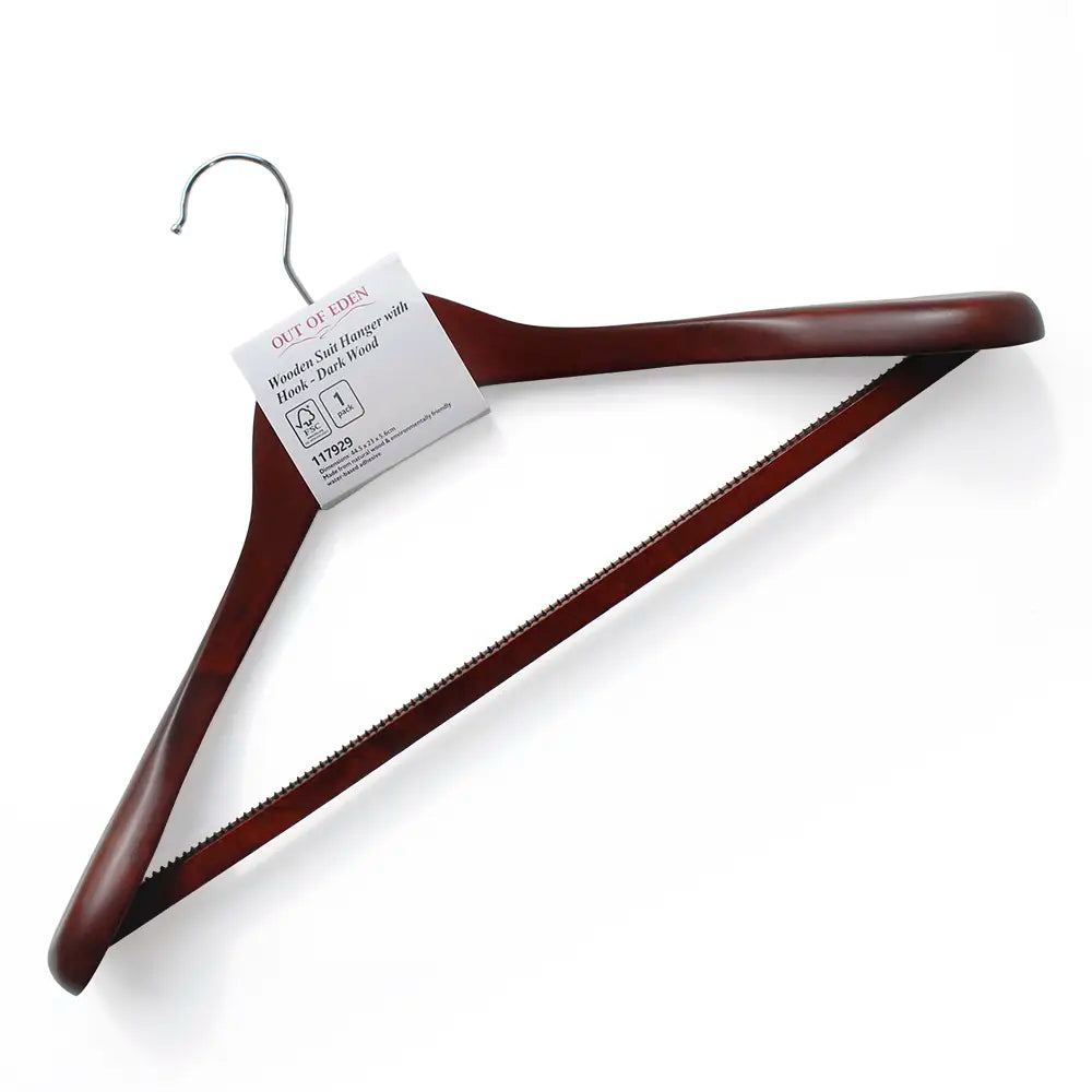 Wooden Suit Hanger with Hook