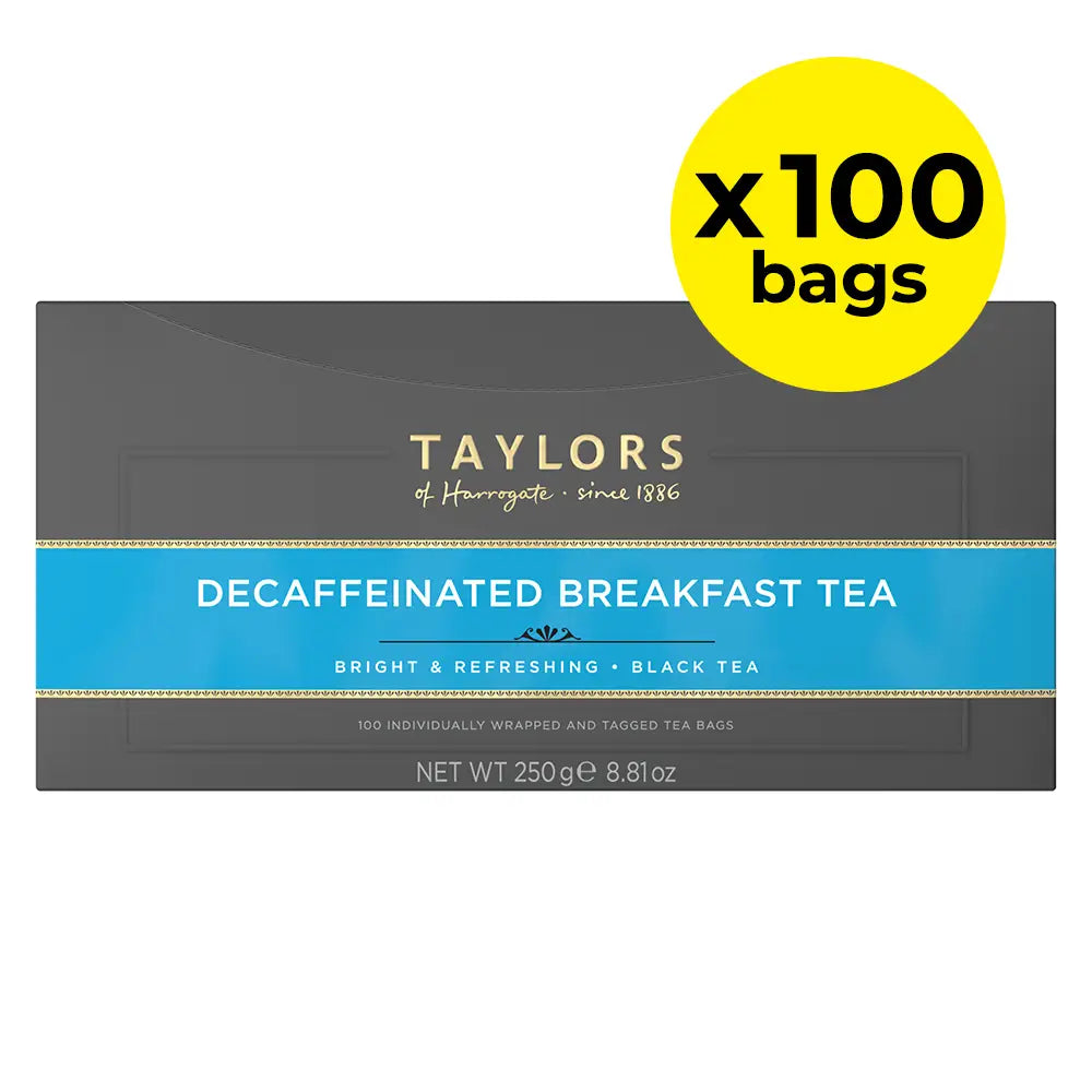 Taylors Decaf Breakfast Tea Bags (Tag & Envelope)