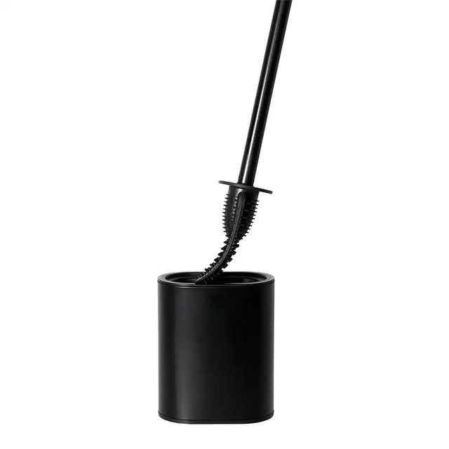 Black toilet brush