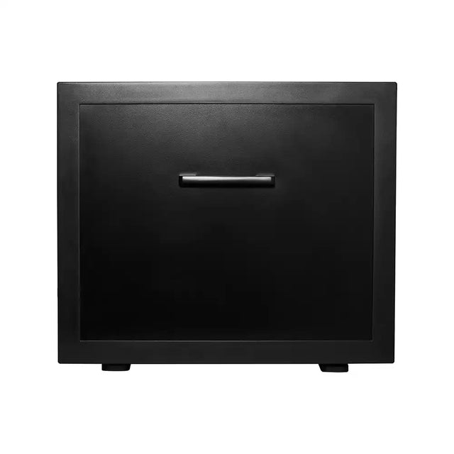 Black minibar on a white background