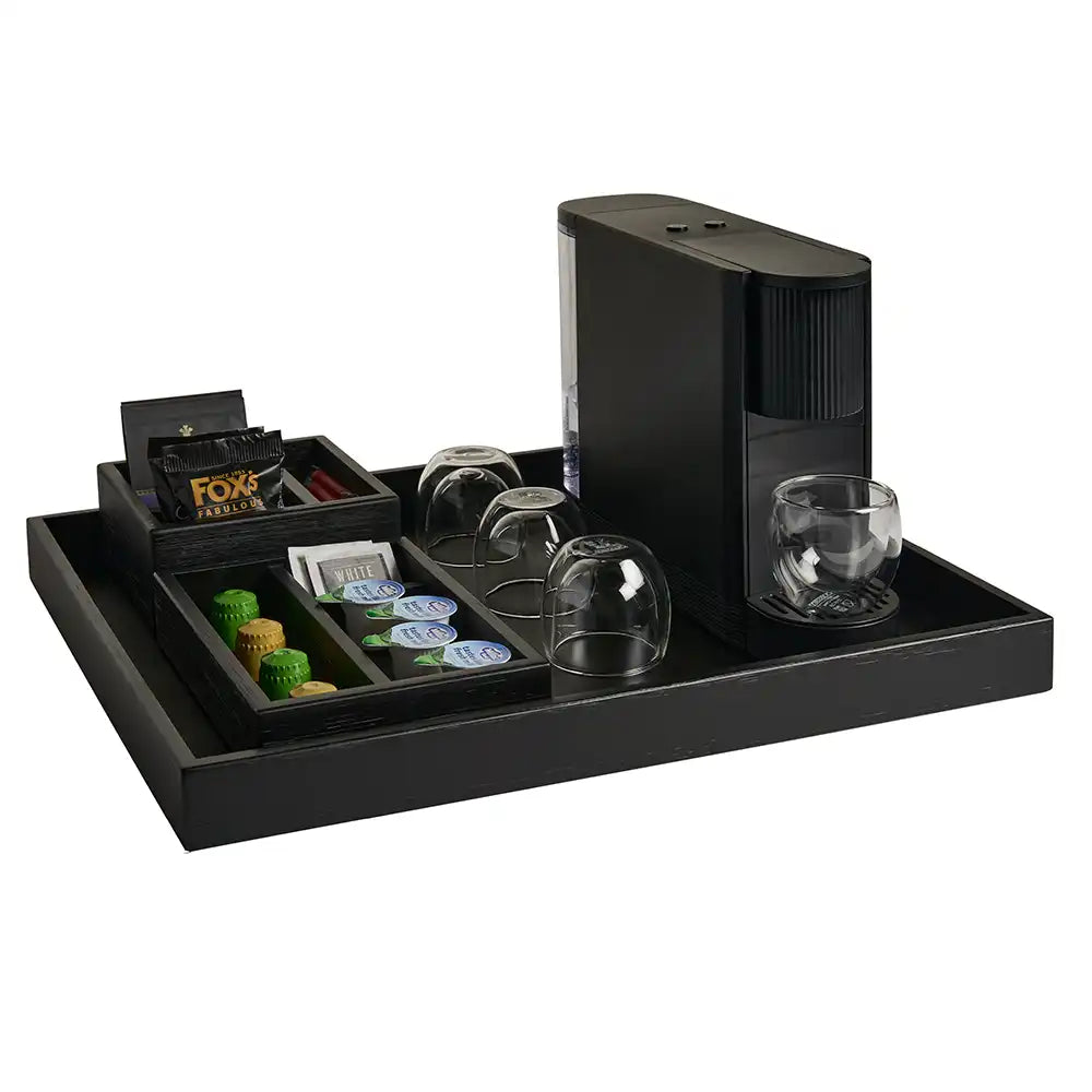 Bamboo Room Tray 45 x 40 cm - Black