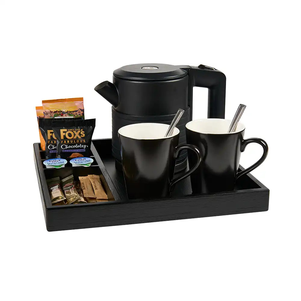 Bamboo Room Tray 30 x 30 cm - Black