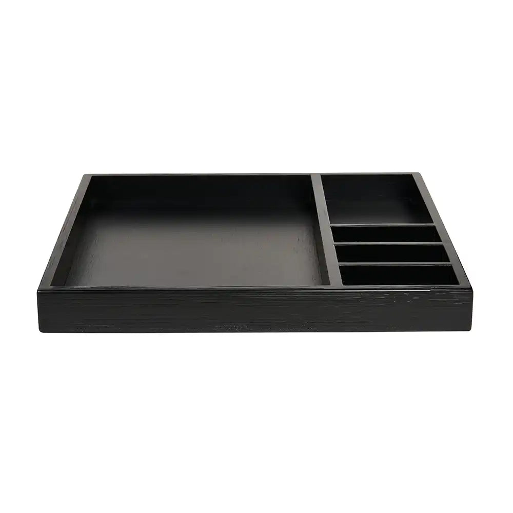 Bamboo Room Tray 30 x 30 cm - Black