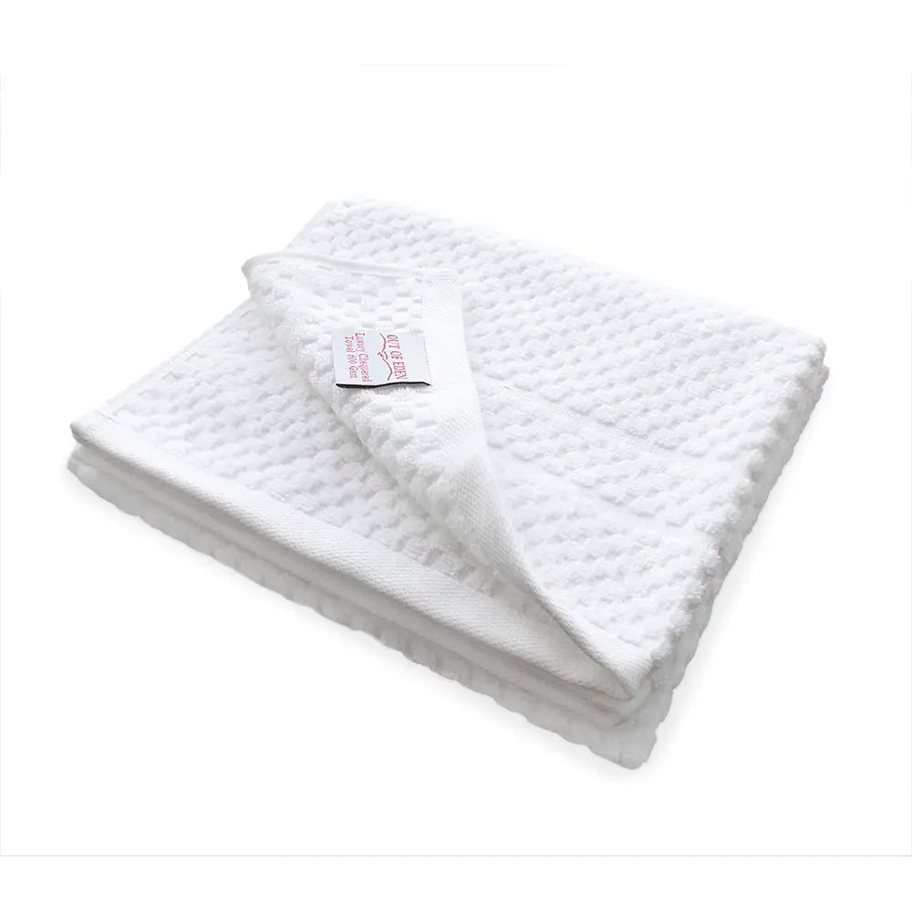 Luxury Chequered Cotton Towels 600gsm