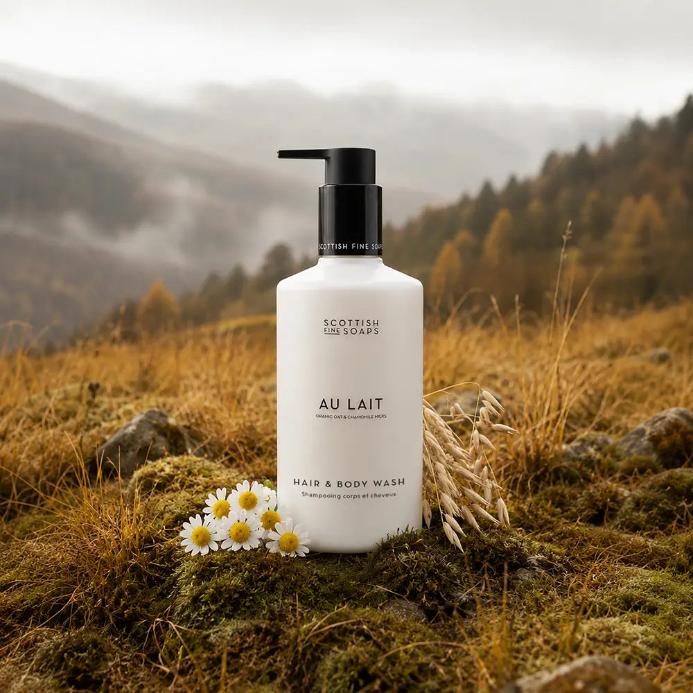 Scottish Fine Soaps Au Lait Hair & Body Wash 300ml