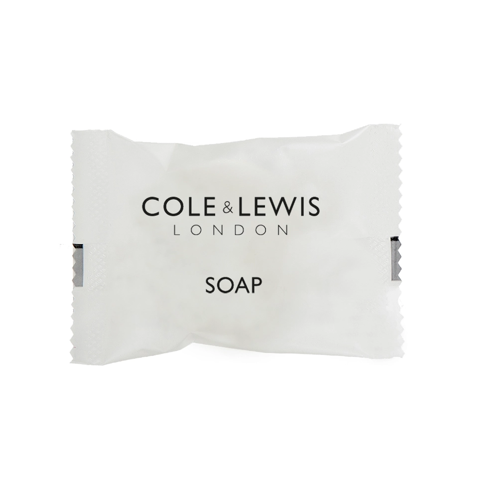Bar of soap in paper bag with 'Cole & Lewis London' branding on a white background