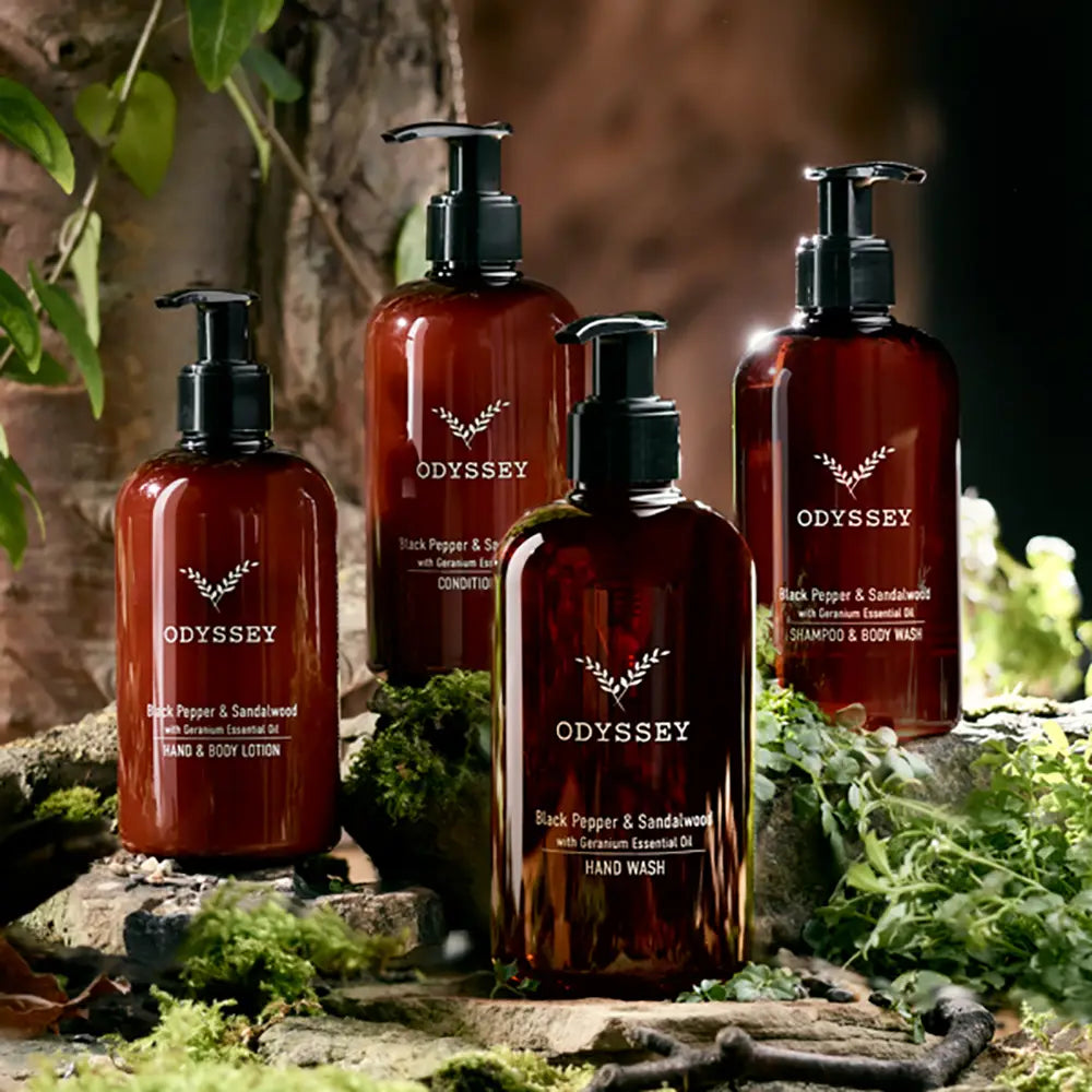 Odyssey Black Pepper & Sandalwood collection