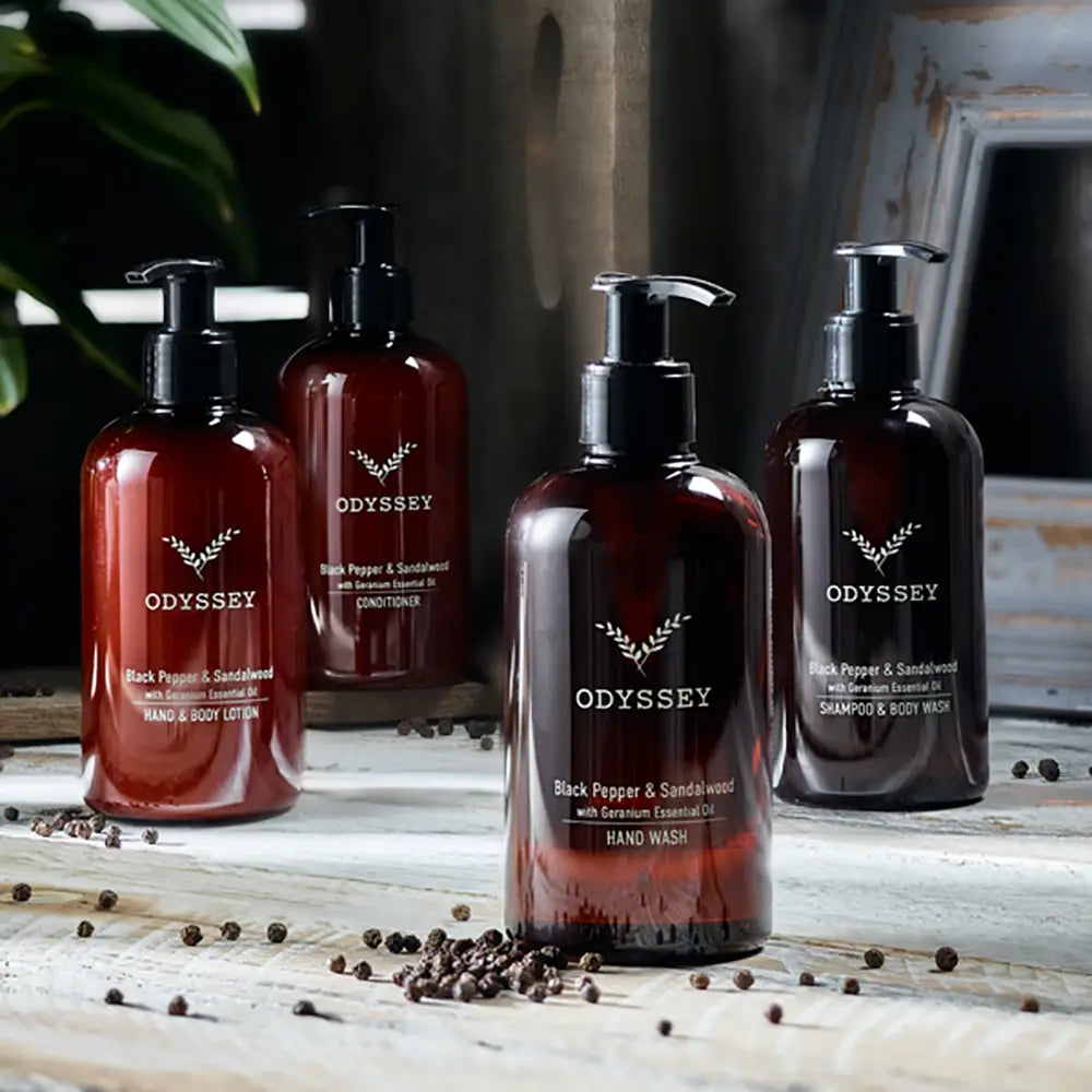 Odyssey Black Pepper & Sandalwood collection