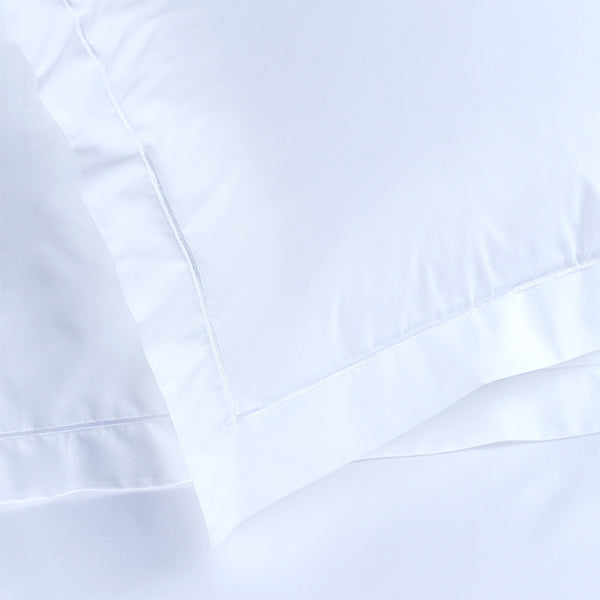 Image featuring White Easy-care Percale Oxford Pillowcase - Pair