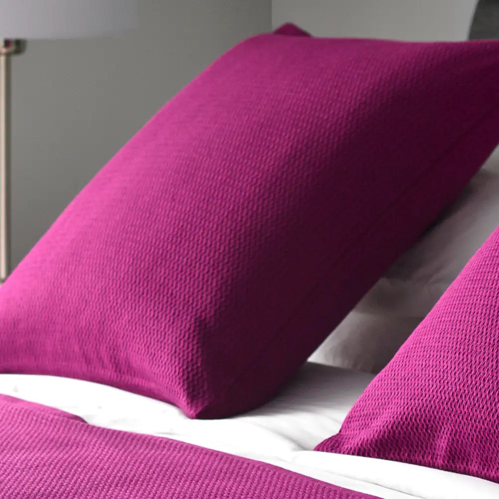 Berry Ashley Cushion - waffle style knit and fine rib detail