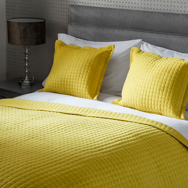 Saffron Crompton Bedspread runner in lifestyle setting