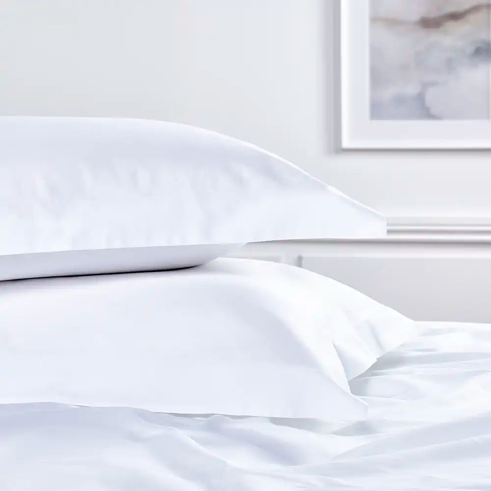 Luxury Cotton Sateen 400TC Oxford Pillowcase - Pair