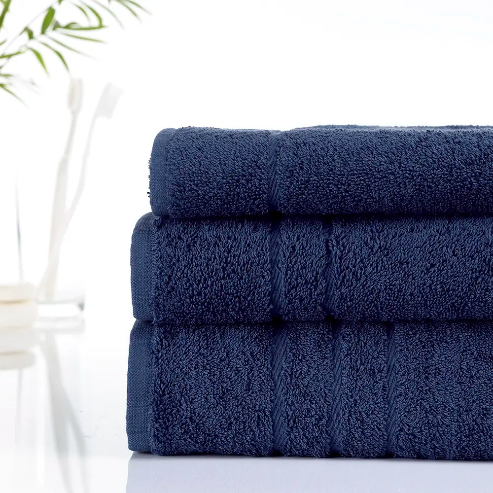 Navy Classic Cotton Towels