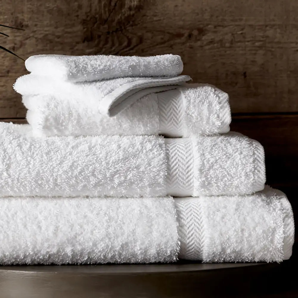 Luxury Cotton Towel Bundle white