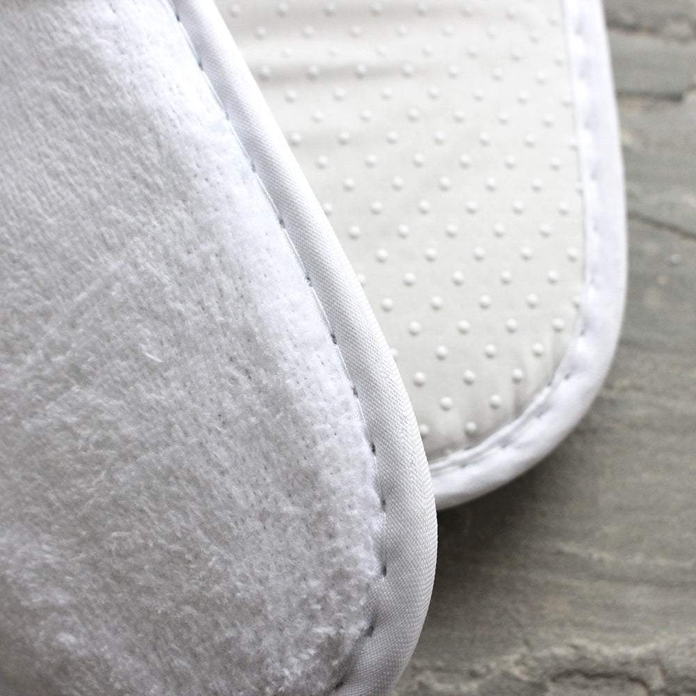 Luxury Velour Slippers with Closed Toe
