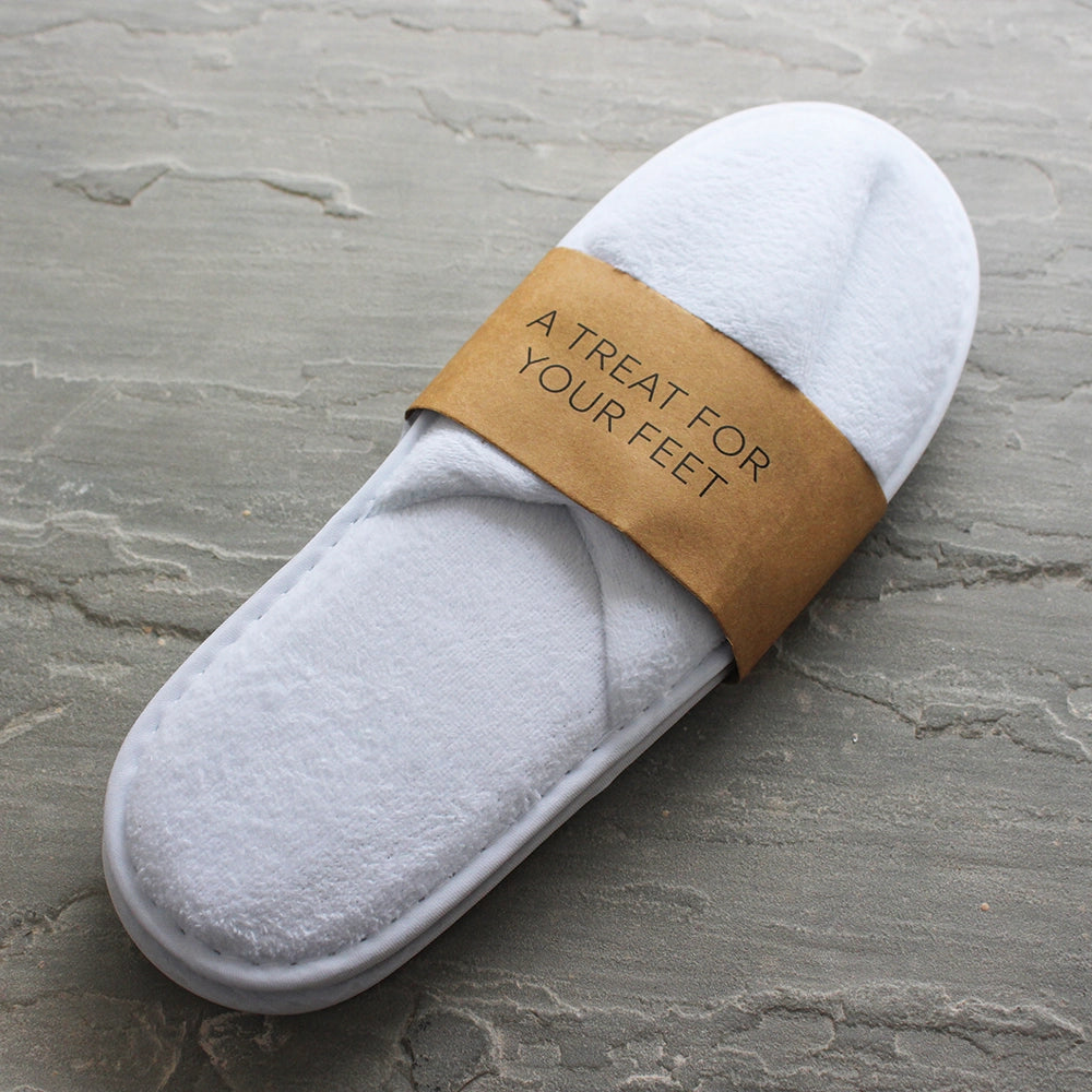 Luxury Velour Slippers with Closed Toe