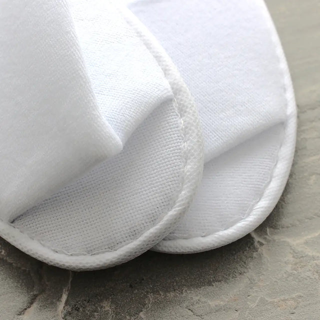 Polyester Terry Slippers stich detail