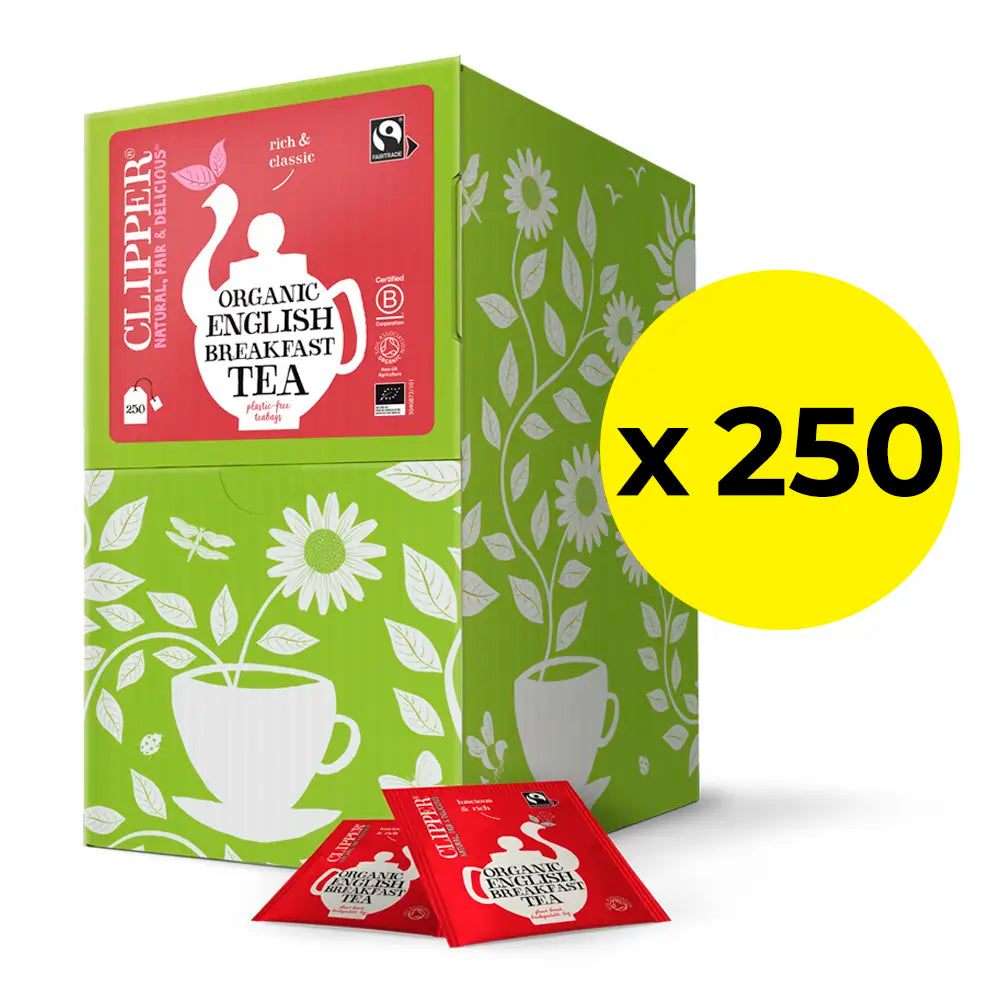 250 Clipper English breakfast tea bags 250 pack