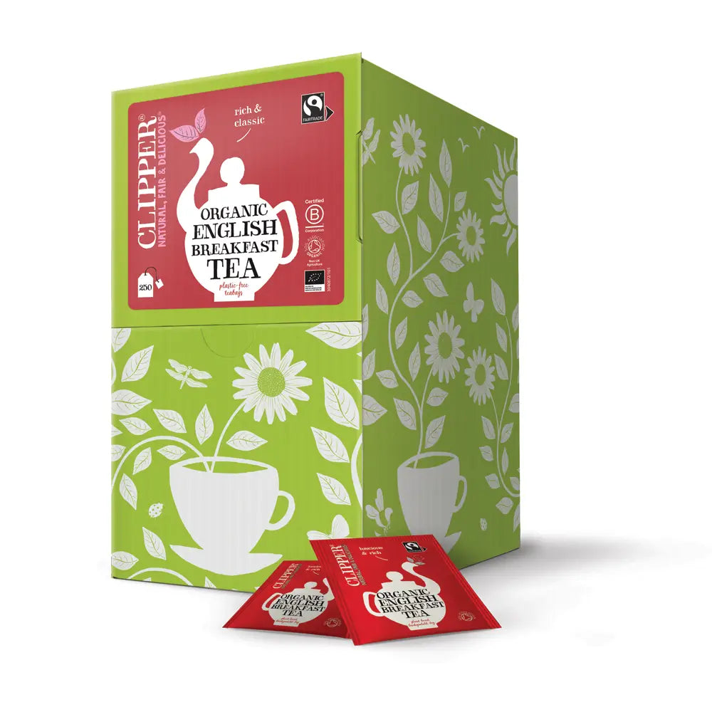 250 pack of Clipper fairtrade organic tea English Breakfast