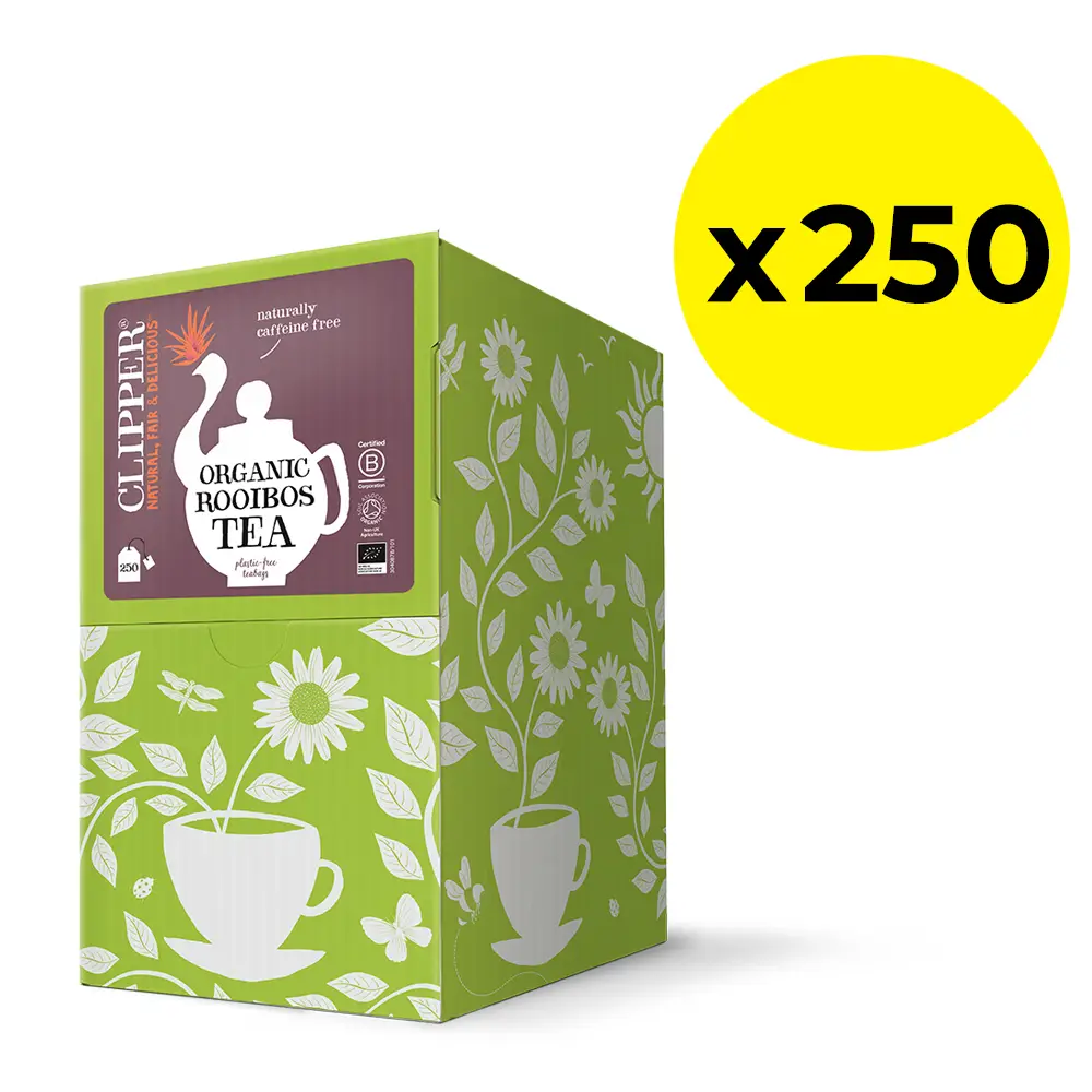 Clipper Organic Rooibos Tea Bags - Tag & Envelope