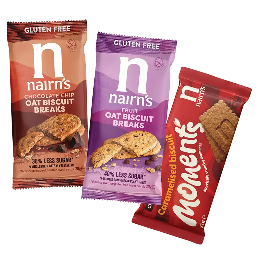 Nairn's Oat Biscuits - Pack of 48 (3 Varieties)