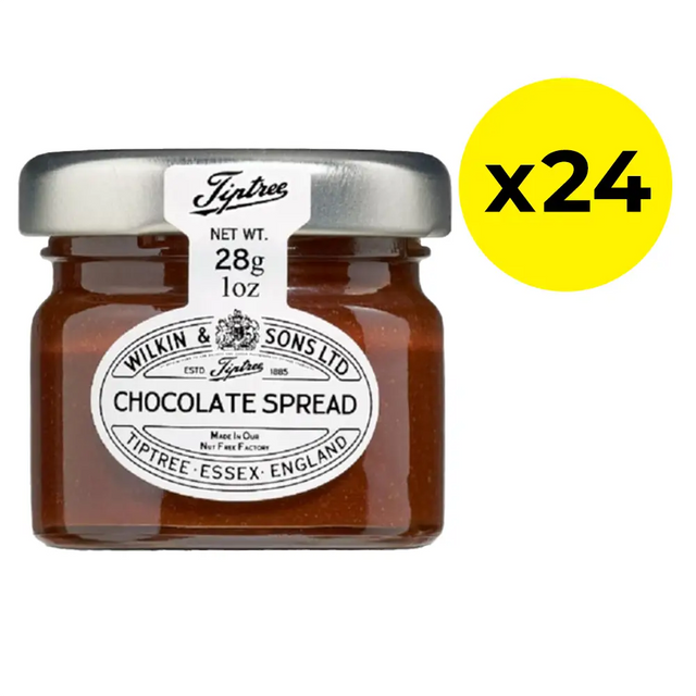 Tiptree Chocolate Spread Mini Jars pack of 24