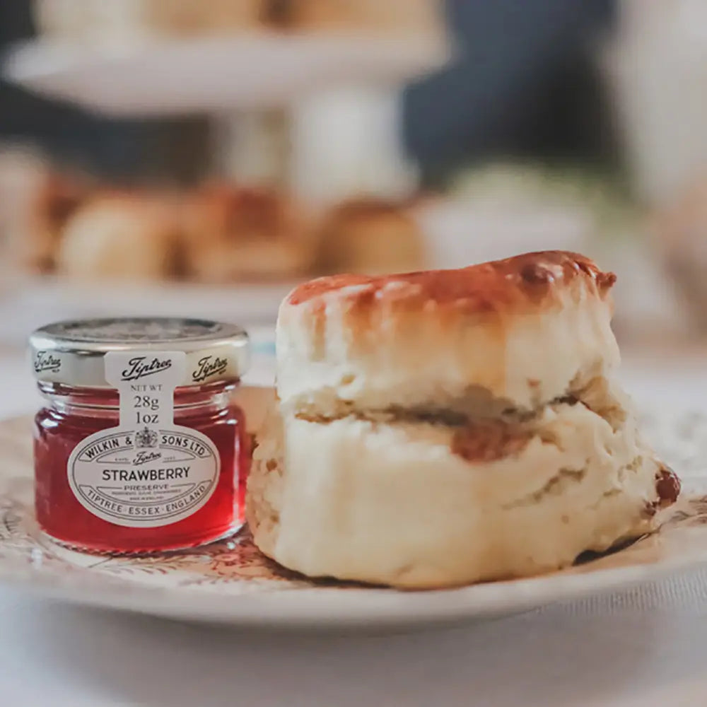 tiptree-strawberry-jam with scone