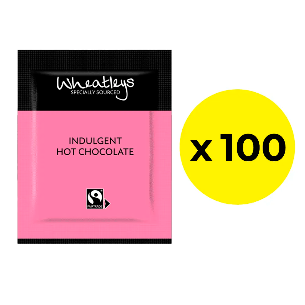 Wheatleys Fairtrade Hot Chocolate Sachets - Pack of 100