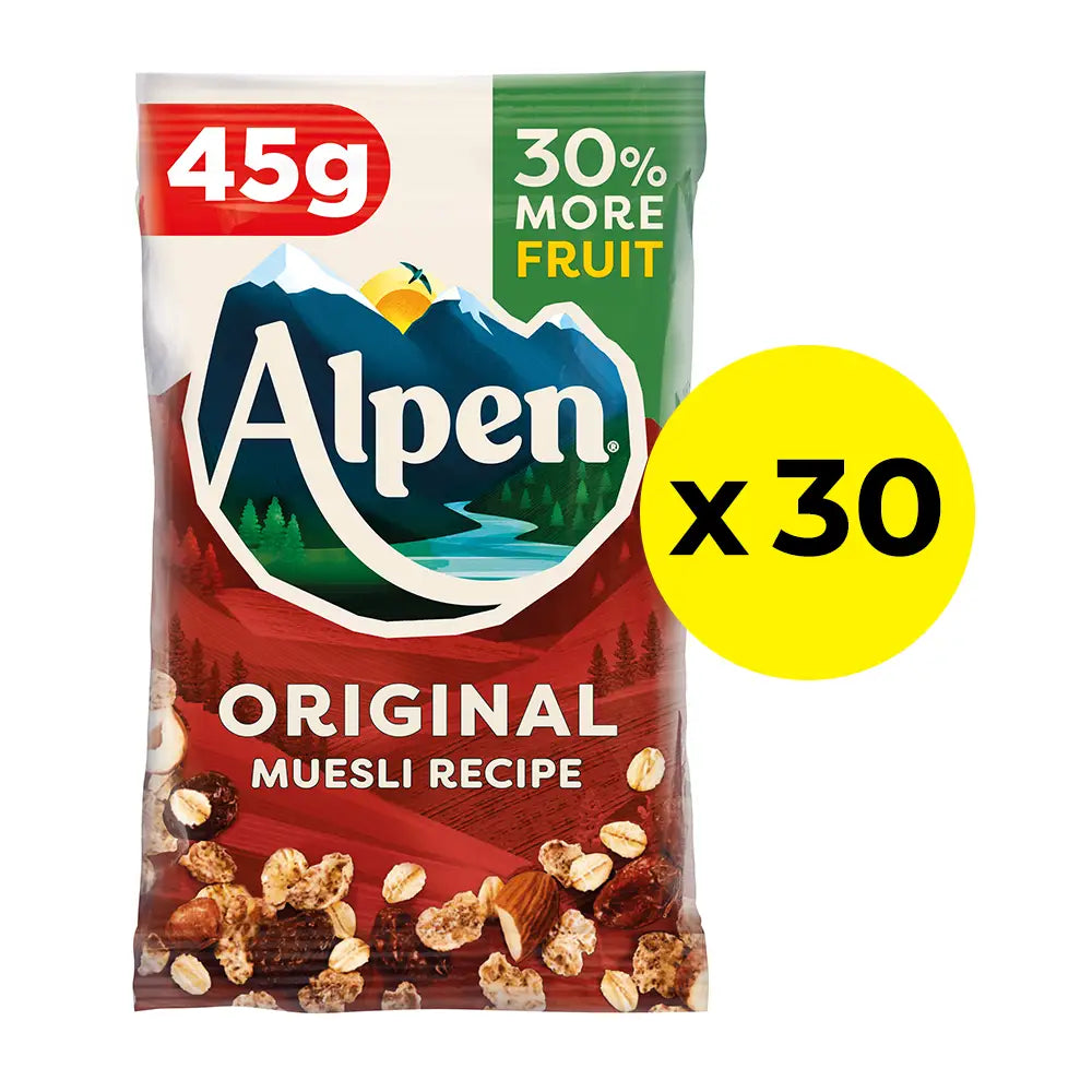 Alpen Original Muesli Portion Sachets - Pack of 30