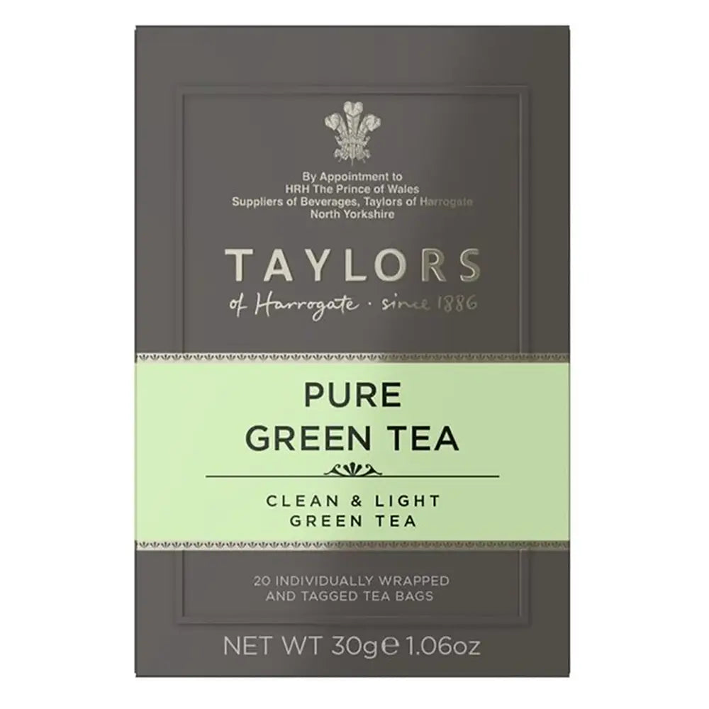 Taylors Pure Green Tea Bags (Tag & Envelope) - Pack of 20