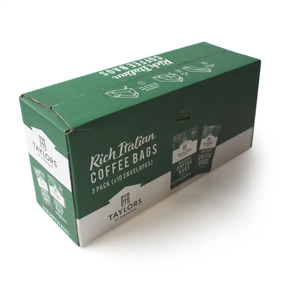 Taylors Rich Italian Coffee Bags Individually Wrapped