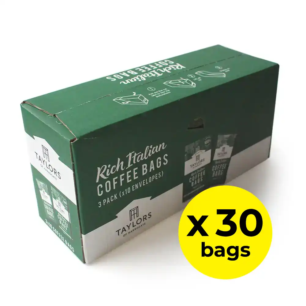 Taylors Rich Italian Coffee Bags Individually Wrapped