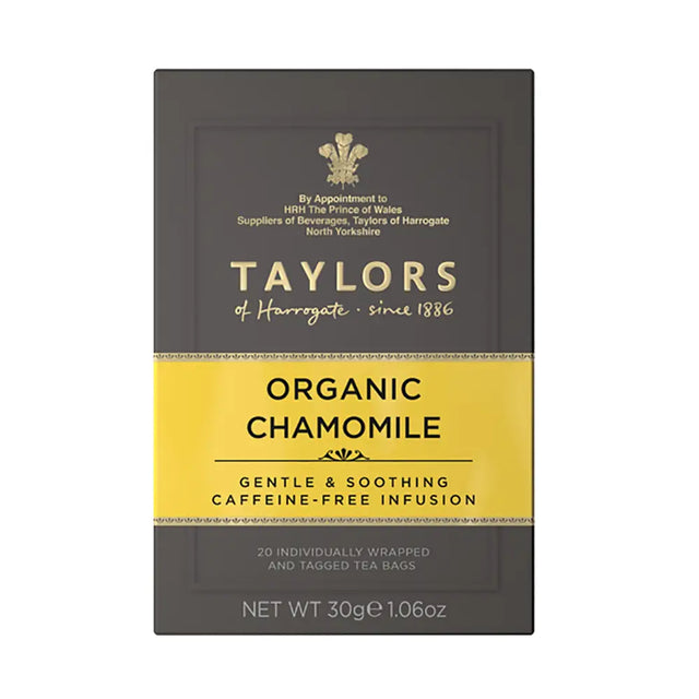 Taylors Organic Chamomile Tea Bags (Tag & Envelope)