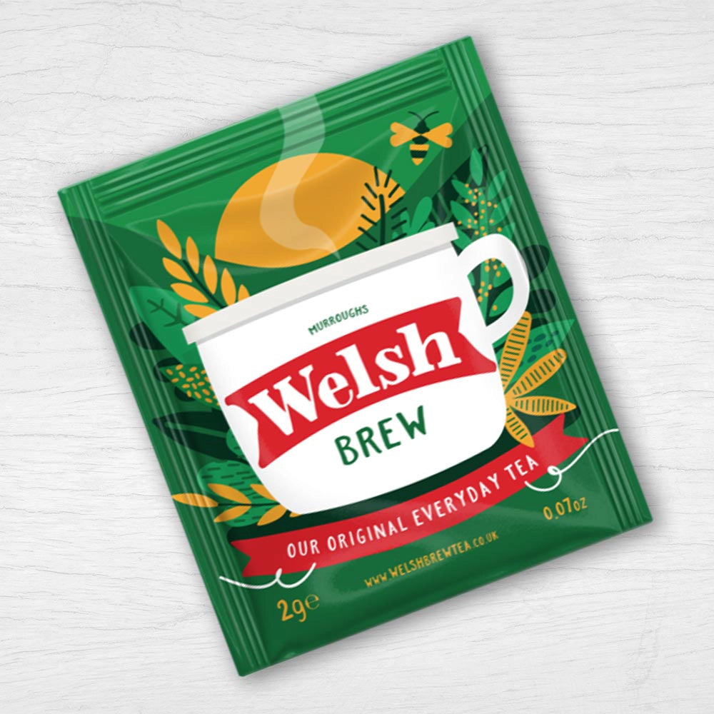 Welsh Brew Everyday Tea Bags Tag & Envelope - Pack of 250