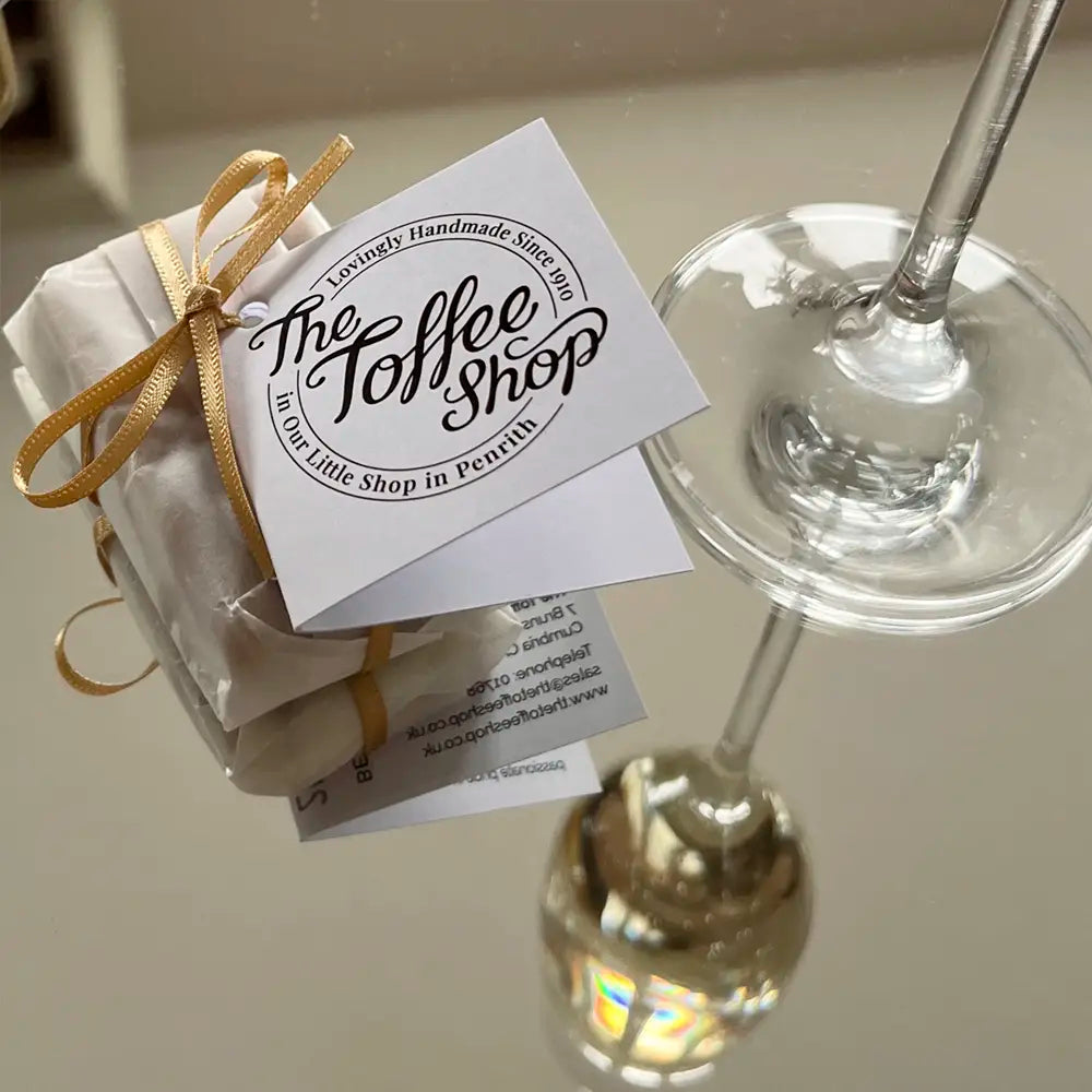 The Toffee Shop Butter Fudge Minis in lifestyle setting