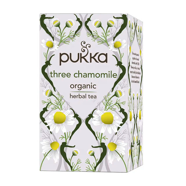 Pukka Three Chamomile Tea Bags Tag and Envelope - Pack of 20