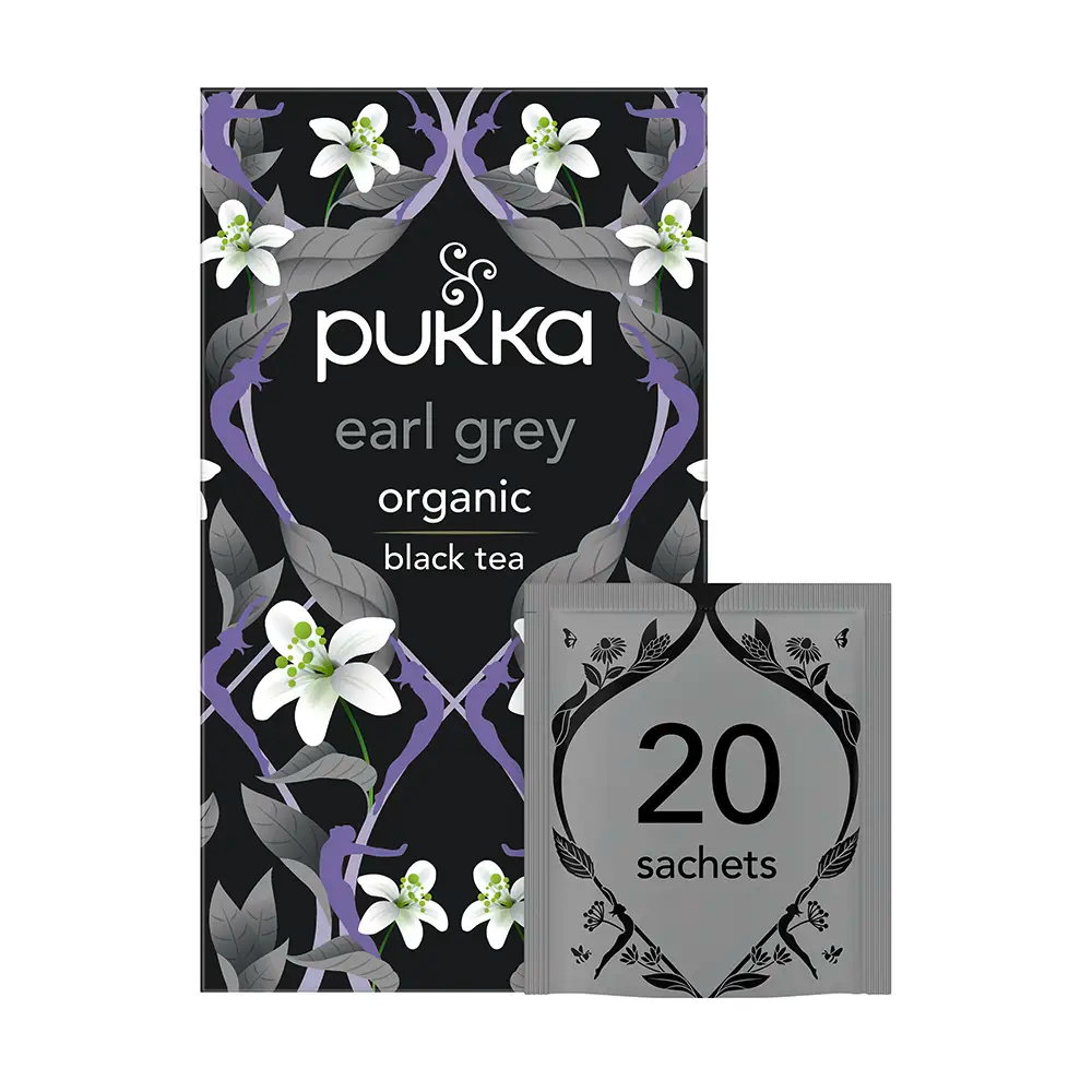 Pukka Earl Grey Tea Bags Tag and Envelope - Pack of 20