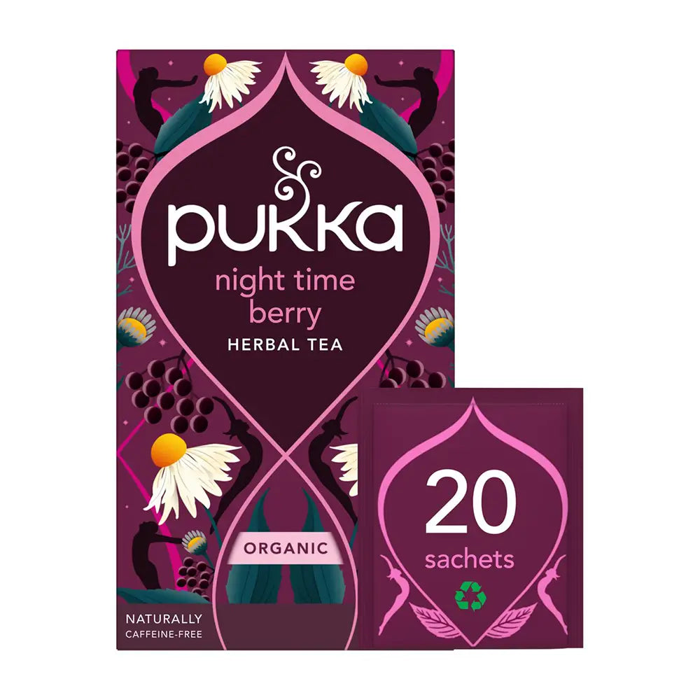 Pukka Night Time Berry Tea Bags Tag and Envelope - Pack of 20