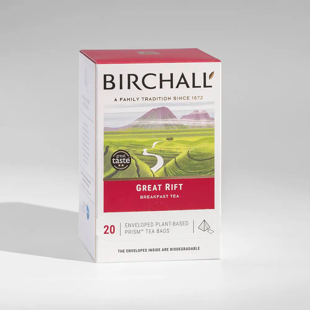 Pack of 20 Prism Breakfast Tea Bags from Birchall, supplied by Out of Eden for hotels, B&Bs and guest accommodation