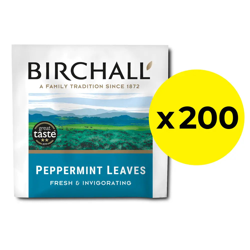 200 Birchall Peppermint Leaves Tea Bags