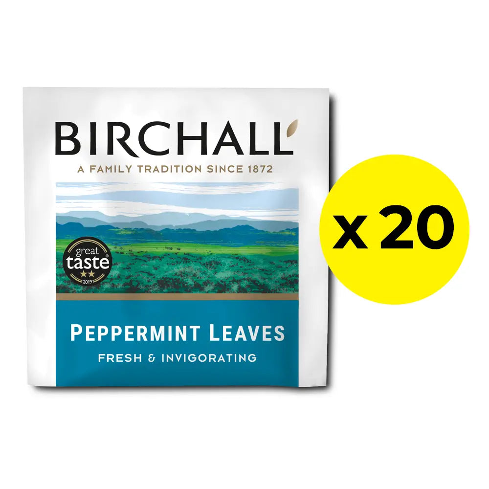 20 Peppermint Leaves Tea Bags from Birchall