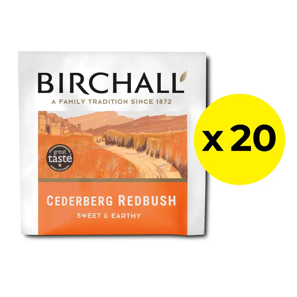 20 Prism Tea Bags of Birchall Cederberg Redbush Tea