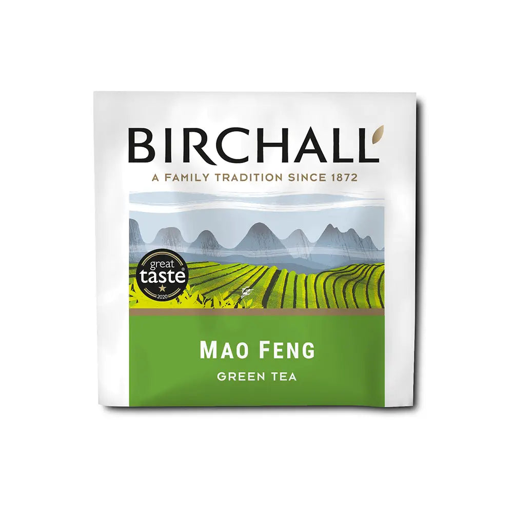 Mao Feng Green Tea - Individually Wrapped Tea Bags from Birchall