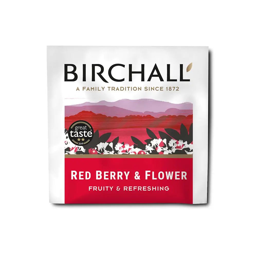 Birchall Red Berry & Flower Tea Bag in Individual Wrapper